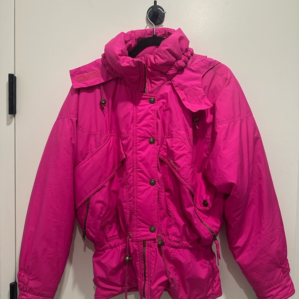 Vintage - Retro Sunice Pink Ski Jacket